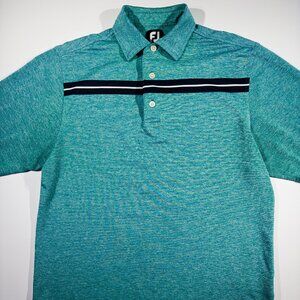 FootJoy Men's Golf Polo Shirt Teal - Size Small